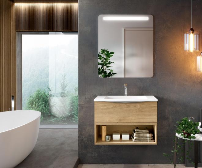 Coycama Landes Modular 80 Roble Natural Scaled Reformas De Baños En Viladecans L´aixeta