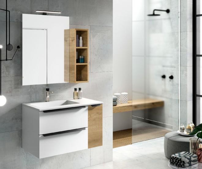 Coycama Landes Modular 90 Roble Natural Scaled Reformas De Baños En Viladecans L´aixeta